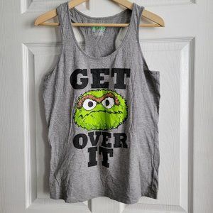 "Get Over It" Oscar The Grouch Tank Top